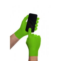 luvas nitrilo verdes touch screen