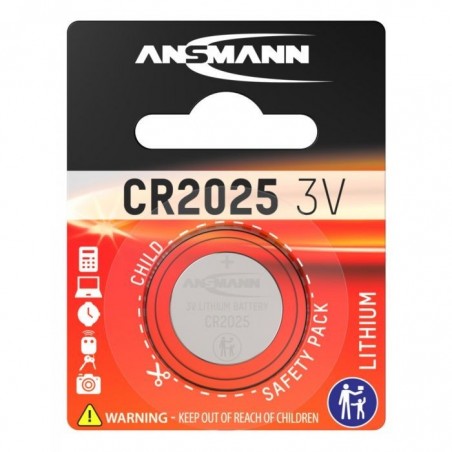 Pilha Lithium CR2025